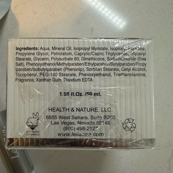 Lelia Sea Dead Sea Nourishing Cream 1.69 Oz & Lip Balm 4.6 grams New Sealed - Picture 4 of 9